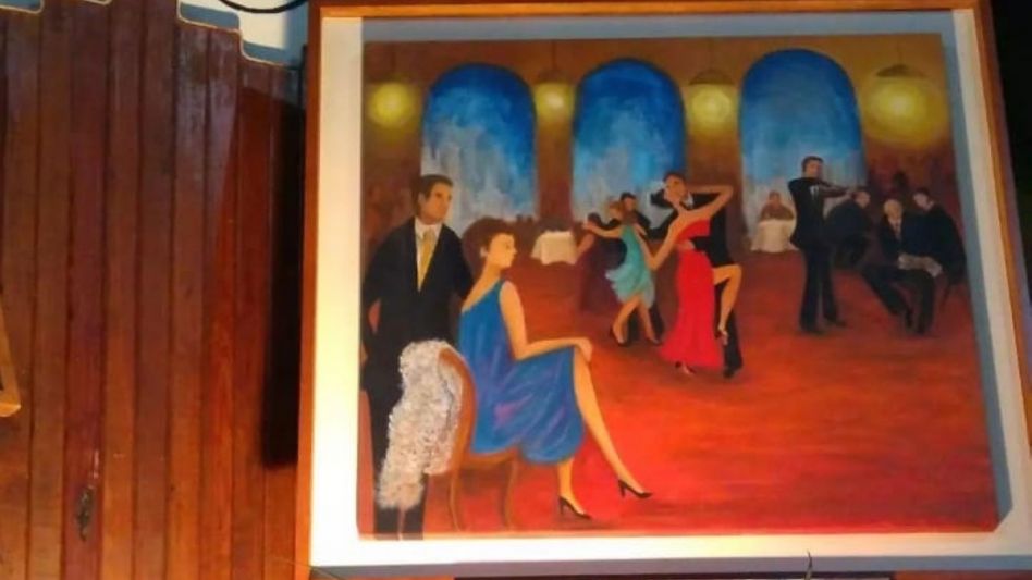 Pinturas al ritmo del 2 x 4, por Marta Diab. GENTILEZA CÍRCULO ÁRABE