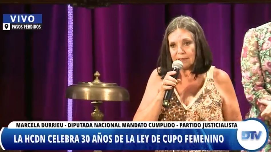 La Cámara de Diputados conmemoró los 30 años de la Ley de Cupo Femenino 