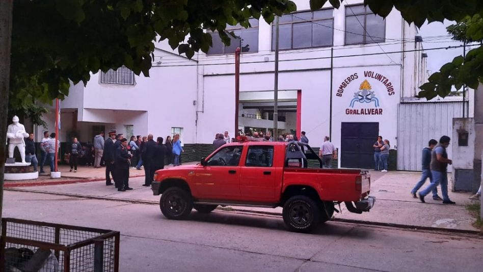 Dolor por el fallecimiento de un bombero voluntario