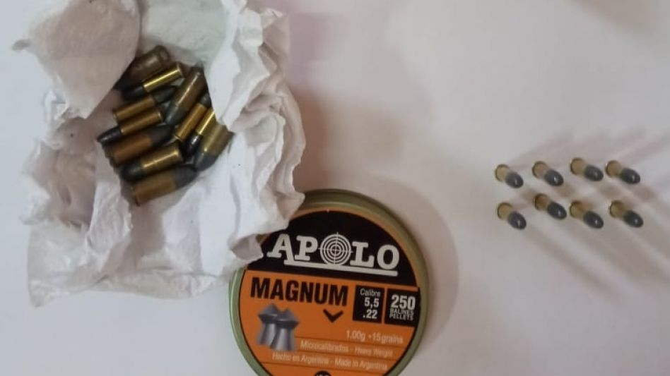 Policías incautaron un revólver calibre 22  durante un allanamiento en una vivienda