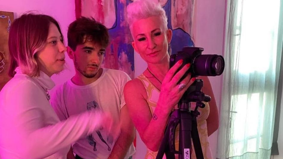 Algunos d ellos protagonistas de la próxima semana: Camila, Tomás y María Inés.   GENTILEZA ALICIA LAPENTA 