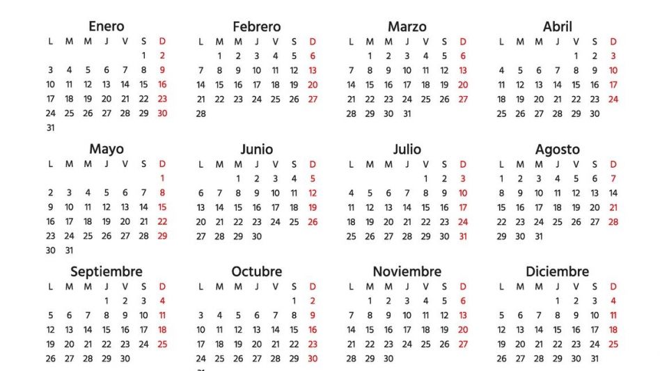 En 2022 habrá 18 feriados: conocé cómo será el calendario del año que viene
