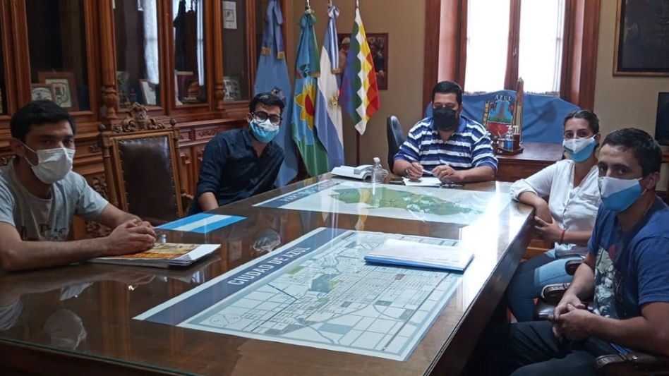 Integrantes de la Cooperativa de Autoconstrucción de Viviendas 