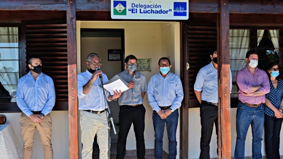 Días pasados se desarrolló el acto protocolar por los 57 años de la Delegación del Paraje El Luchador. MUNICIPALIDAD DE BENITO JUÁREZ