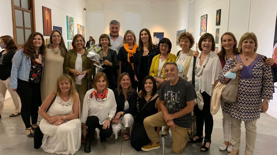 Los alumnos del Taller de Pato Valentín, en Olavarría.   GENTILEZA PATO VALENTIN  
