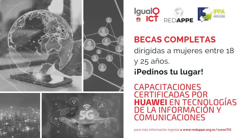 Desde el IPPA convocan a jóvenes azuleñas que tengan entre 18 y 25 años para que puedan recibir una beca y hacer esta capacitación en nuevas tecnologías.