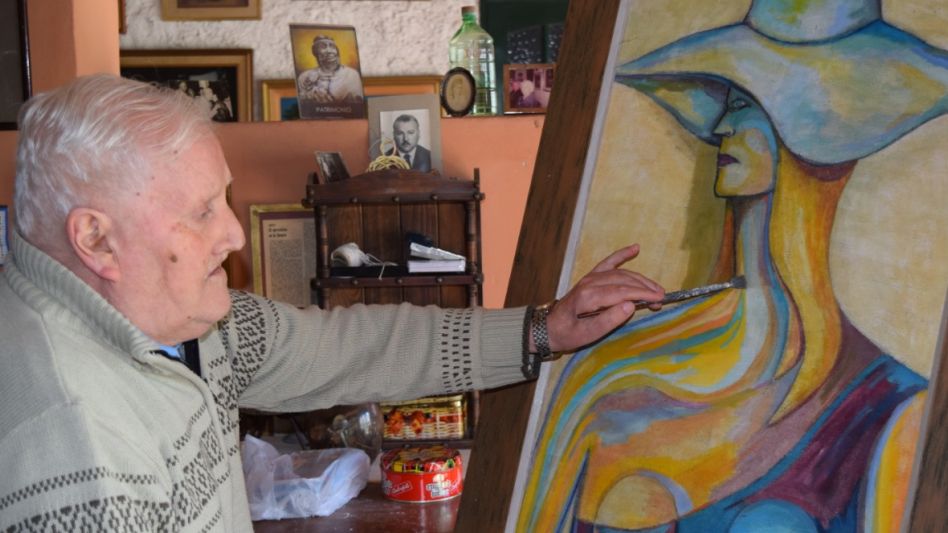 La obra de Osvaldo Galassi se podrá ver hoy en Colón 676.