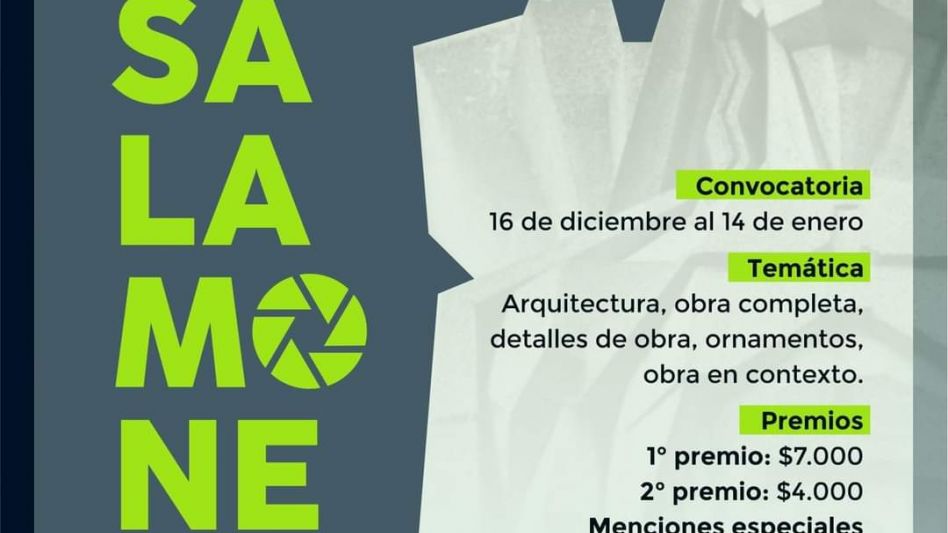 Se encuentra abierta la convocatoria para el   Concurso fotográfico "El ojo en Salamone"