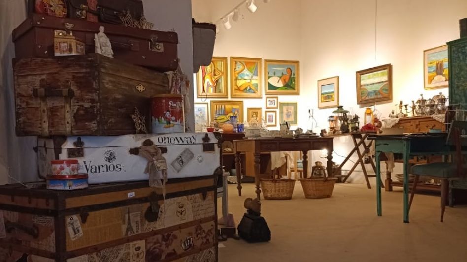 Algunos de los objetos que se pueden ver hoy. Último día que está abierta la exposición.   GENTILEZA JORGE PÉREZ 