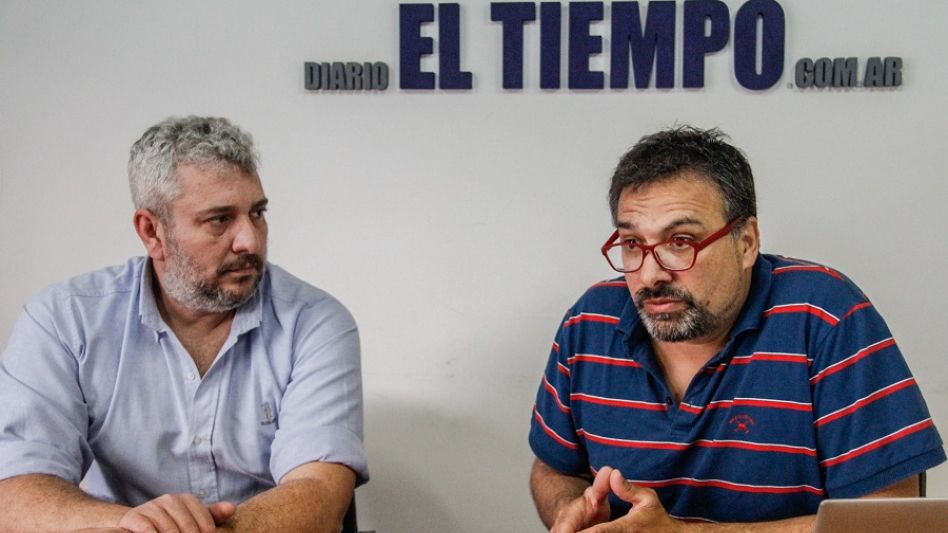 Los consejeros escolares de Evolución Radical, Pablo Cupparo y Luciano Giachetti.  ARCHIVO/EL TIEMPO/ANGIE DÍAZ JACQUOT 