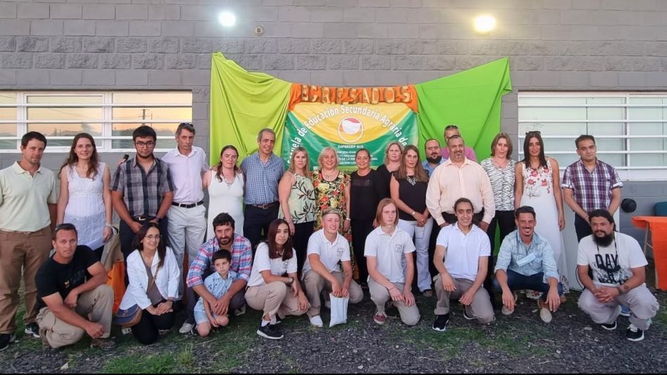 Acto de fin de curso en la Escuela Agraria