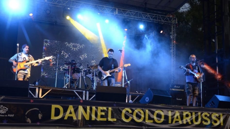 Azul Rock comenzó a sentirse en la zona del balneario con una clima ameno. NACHO CORREA 