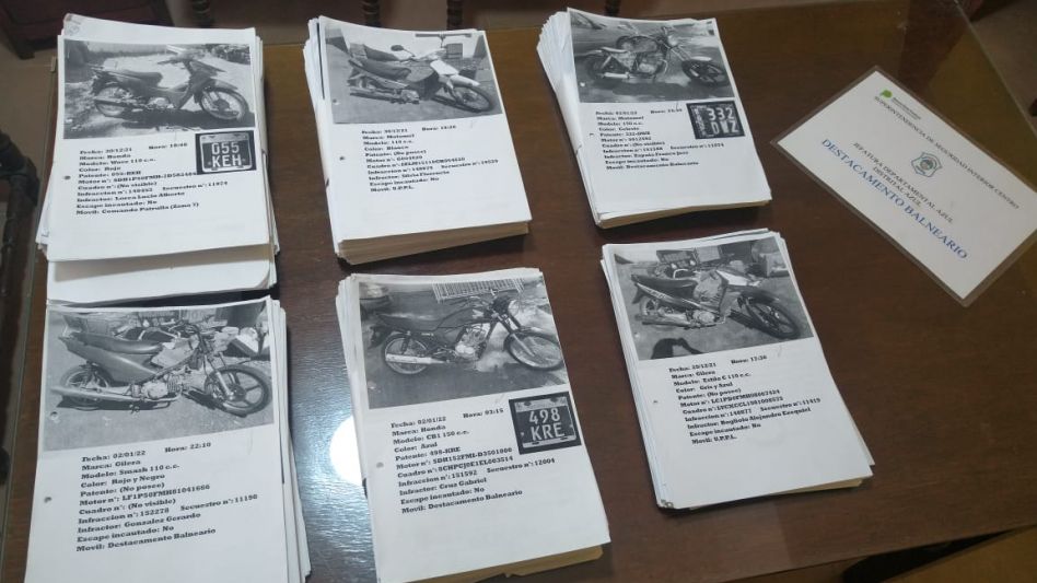 Continúan incautando motocicletas por diversas infracciones
