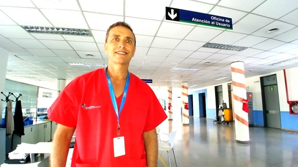 "Me gusta mucho trabajar en el hospital público porque yo me formé en la educación pública"