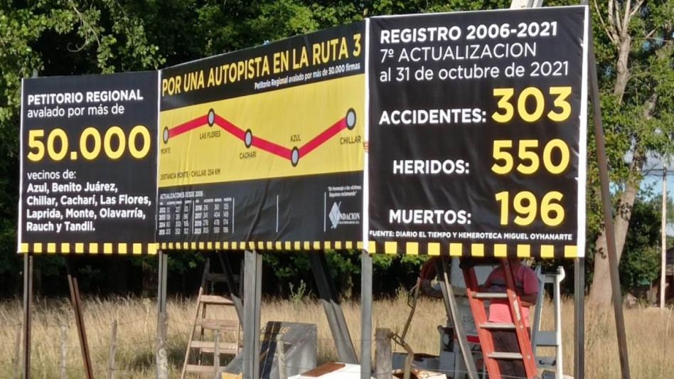 Mañana se realizará un acto en el marco del cual se actualizarán por séptima vez las cifras existentes al 31 de octubre de 2021 del cartel en homenaje a las víctimas.