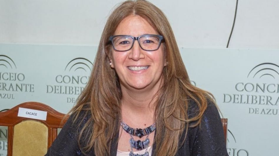 La concejala del Frente de Todos Laura Aloisi.