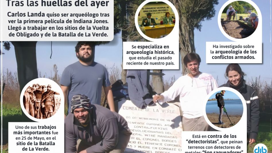 Carlos Landa, un buscador incesante en los campos de batalla