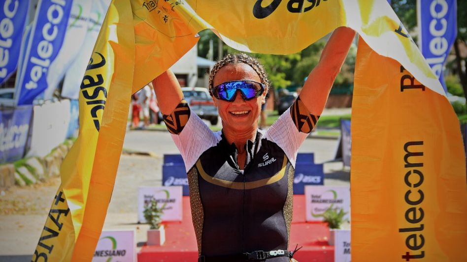 Minaglia tuvo su revancha en el Asics Triatlón Series Olímpico de Azul.Foto: gentileza ISSports. 