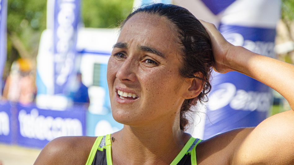 Lucas Martini y Johanna Pennella, los mejores atletas locales en el primer triatlón de la FeBoTria