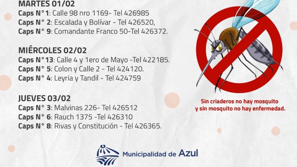 Se lleva adelante la "Campaña de Descacharreo"