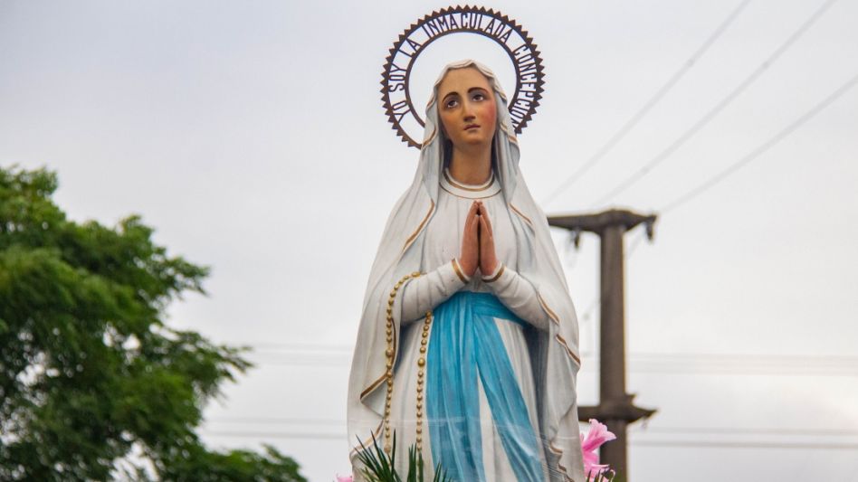 Comenzó la Novena a Nuestra Señora de Lourdes