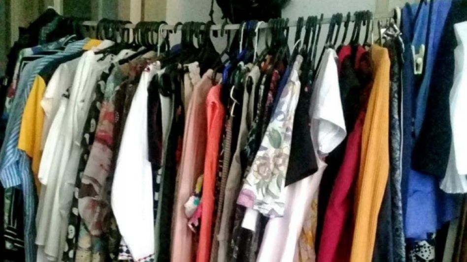 Uno de los tantos vestidores que tiene la feria americana mencionada en el artículo.