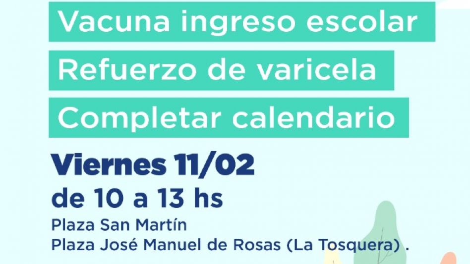Vacunatorio en plazas