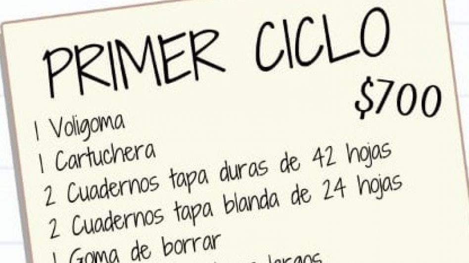Compra comunitaria de útiles escolares