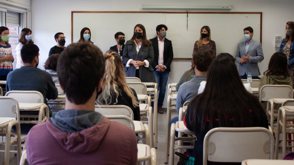 Bienvenida los ingresantes de la Facultad de Derecho