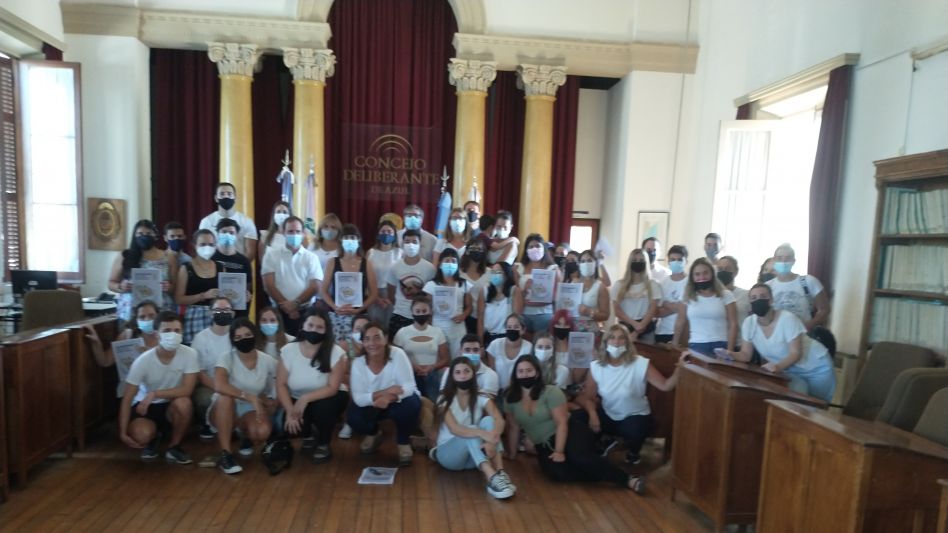 Concejales y jóvenes militantes realizaron diversas actividades 