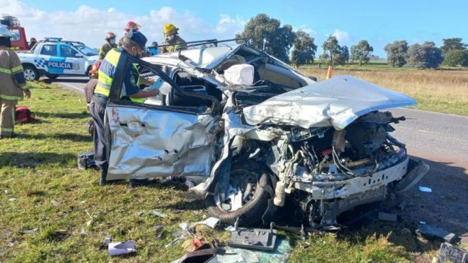 Los rodados implicados en esta colisión sucedida en la Ruta 226, en jurisdicción de Balcarce, el pasado viernes. FOTOS: DIARIO DIGITAL PUNTONUEVE