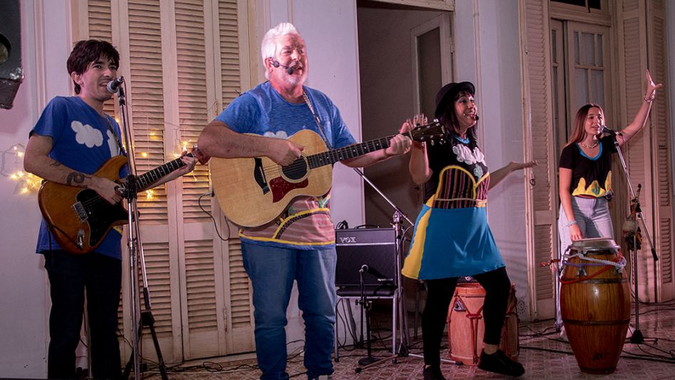 Los más chicos pudieron disfrutar de un   show musical que progresa cada vez más   