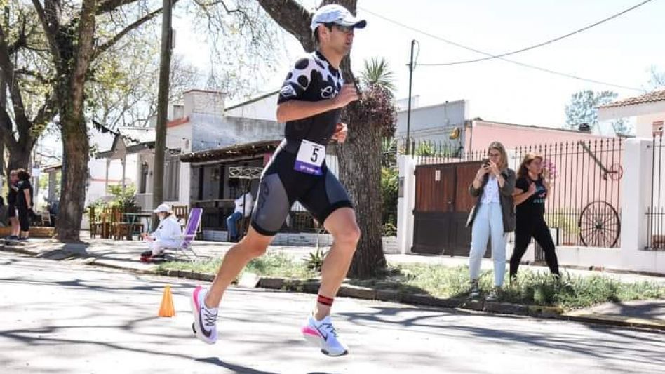 Gerónimo Dhereté culminó quinto en el Ironman 5051 de Nordelta. Foto: archivo.