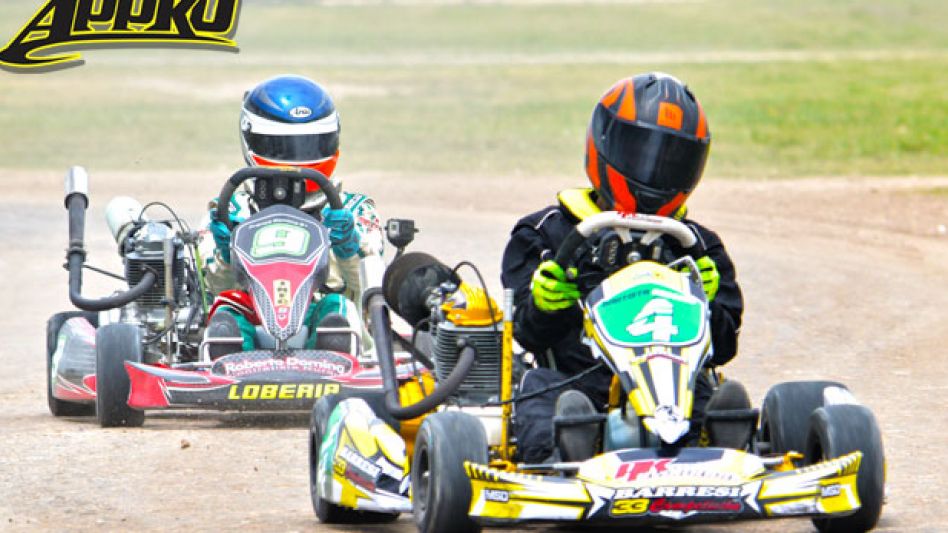 El piloto chillarense, Bautista Robbiani, se llevó el triunfo en Junior 150. Foto: gentileza APPKO.