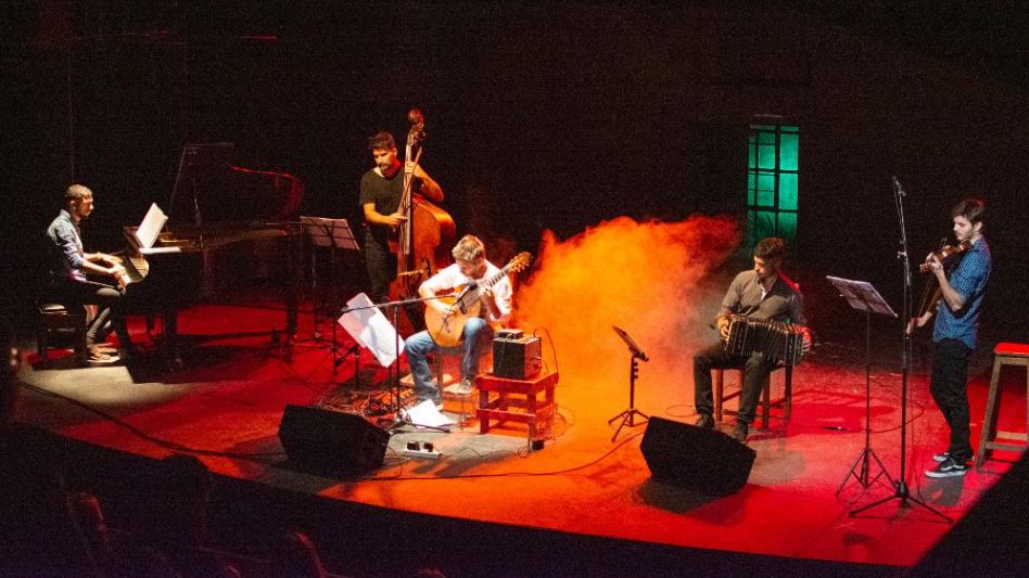 El quinteto que se presentará en el Teatro Español el sábado 12 de marzo. GENTILEZA GABRIEL LOMBARDO