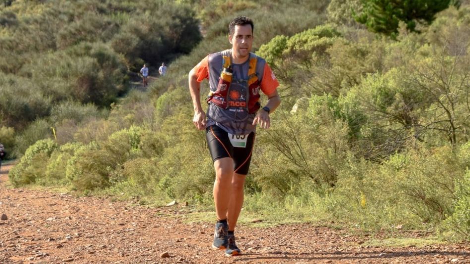 Juan Carestía fue uno de los azuleños que participó en el Tandil Run Fest. Foto: gentileza MyF. 