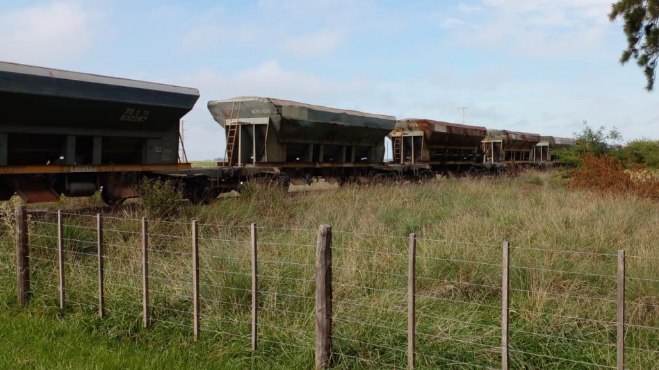 El cadáver del joven que resultó víctima de este luctuoso suceso fue hallado en la estación de Miramonte hoy sábado, poco antes de la hora ocho. FOTOS: CPR AZUL/PBA