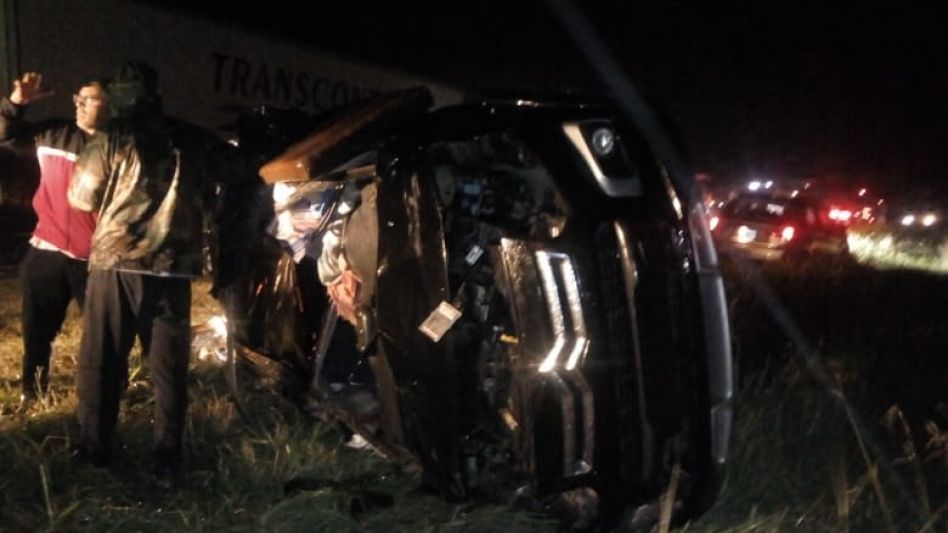 Protagonizó un siniestro vial en la Ruta 3 y seguía internado