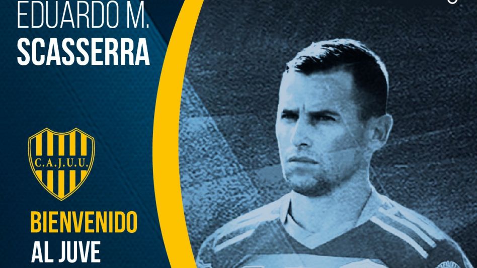 El azuleño Eduardo Scasserra defenderá los colores de Juventud Unida de San Luis.