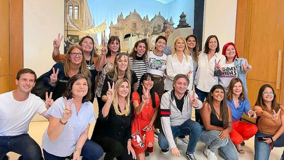 Aloisi, en un encuentro del PJ Bonaerense