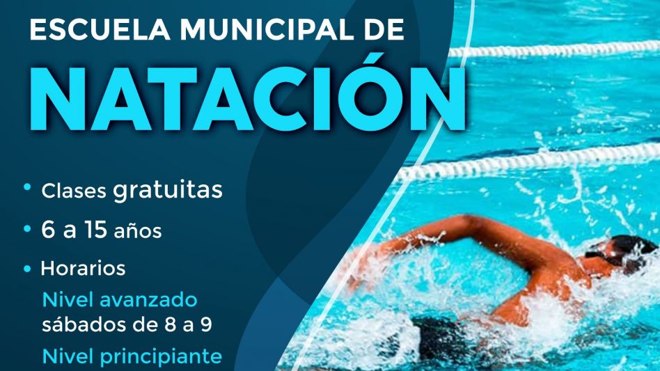 Escuela Municipal de Natación: está abierta la inscripción