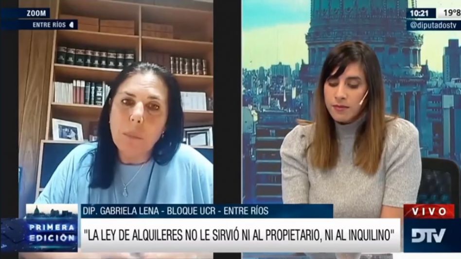 Diputados analizan la ley de alquileres