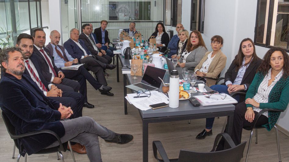 El Colegio de Abogados fue sede de la reunión de la comisión de Administración de Justicia del COLPROBA