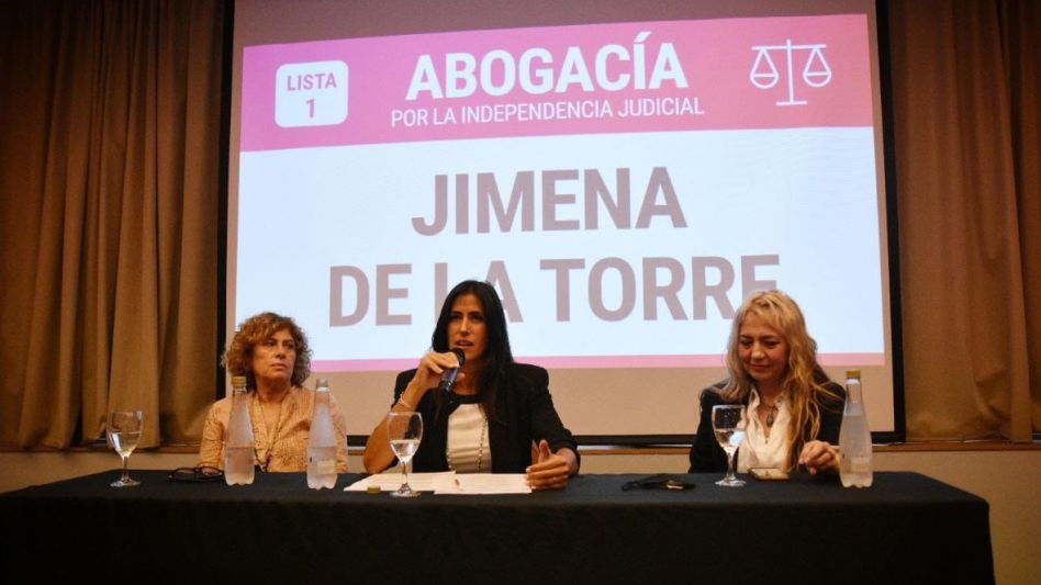 La abogada Jimena De la Torre, una de las candidatas a integrar el Consejo de la Magistratura. FOTOS: PRENSA JIMENA DE LA TORRE