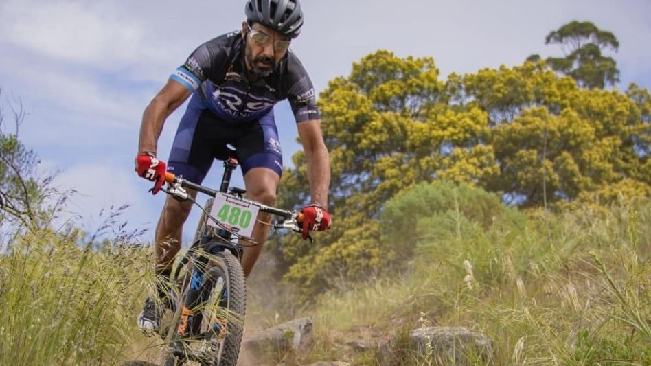 El azuleño Ramiro Sottile estará participando en el Mundial Master de XCO que se desarrollará en Villa La Angostura. Foto: archivo.