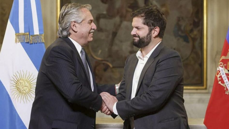Fernández recibió a Boric y habló de "un destino común" entre Argentina y Chile
