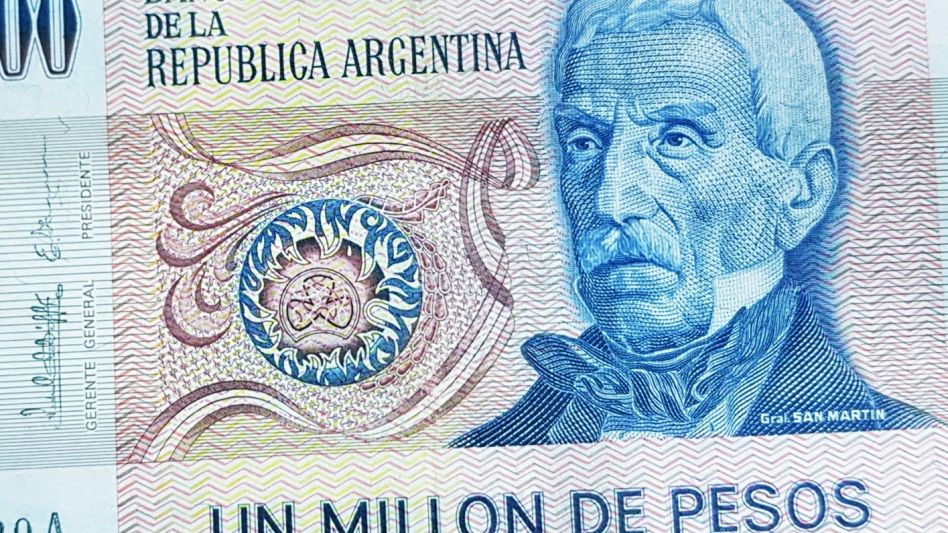 José de San Martín fue la cara del billete de mayor denominación en la historia argentina: 1 millón de pesos.