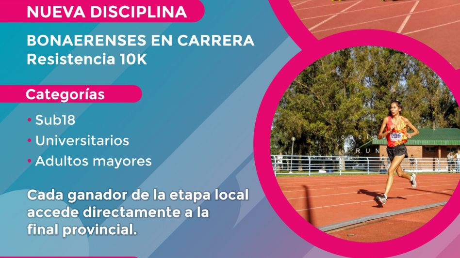 Juegos Bonaerenses: resistencia 10K