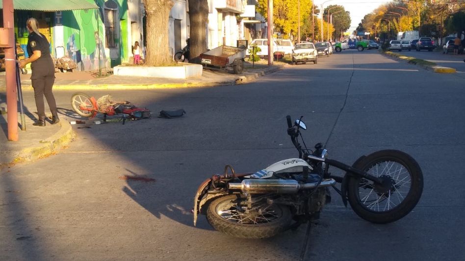 Chocaron dos motos: un fallecido 