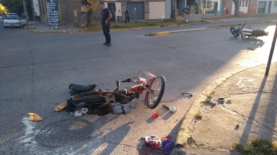 Chocaron dos motos: un fallecido 